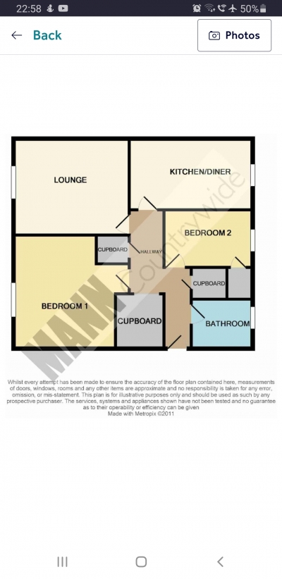 2   bedroom flat in Crossways